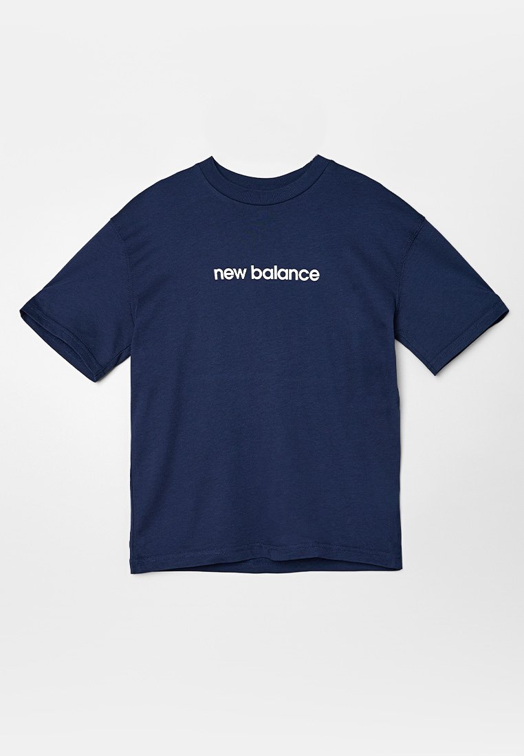 New Balance T-shirt print lichtblauw