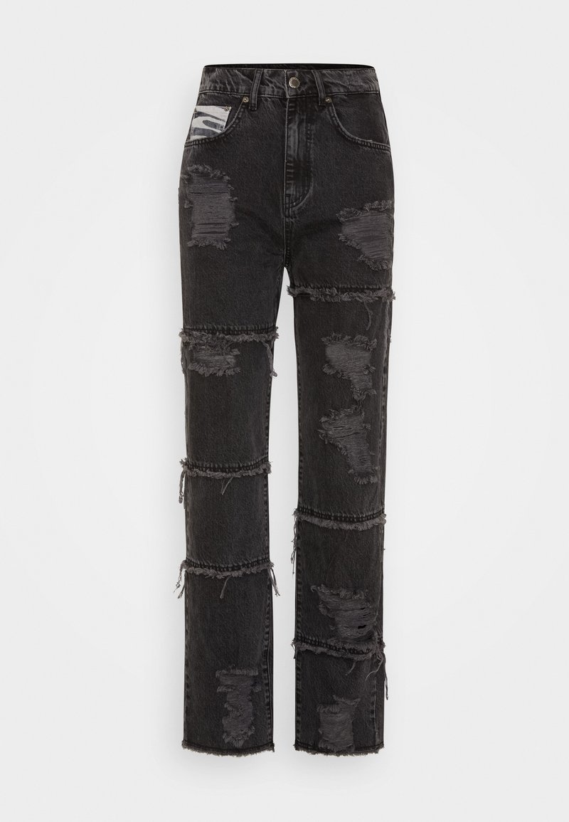 retrofête Straight leg jeans zwart denim/blackdenim retrofête Straight leg jeans zwart denim/blackdenim