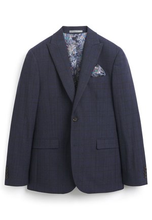 REGULAR FIT SIGNATURE ITALIAN FABRIC CHECK - Anzugsakko - navy