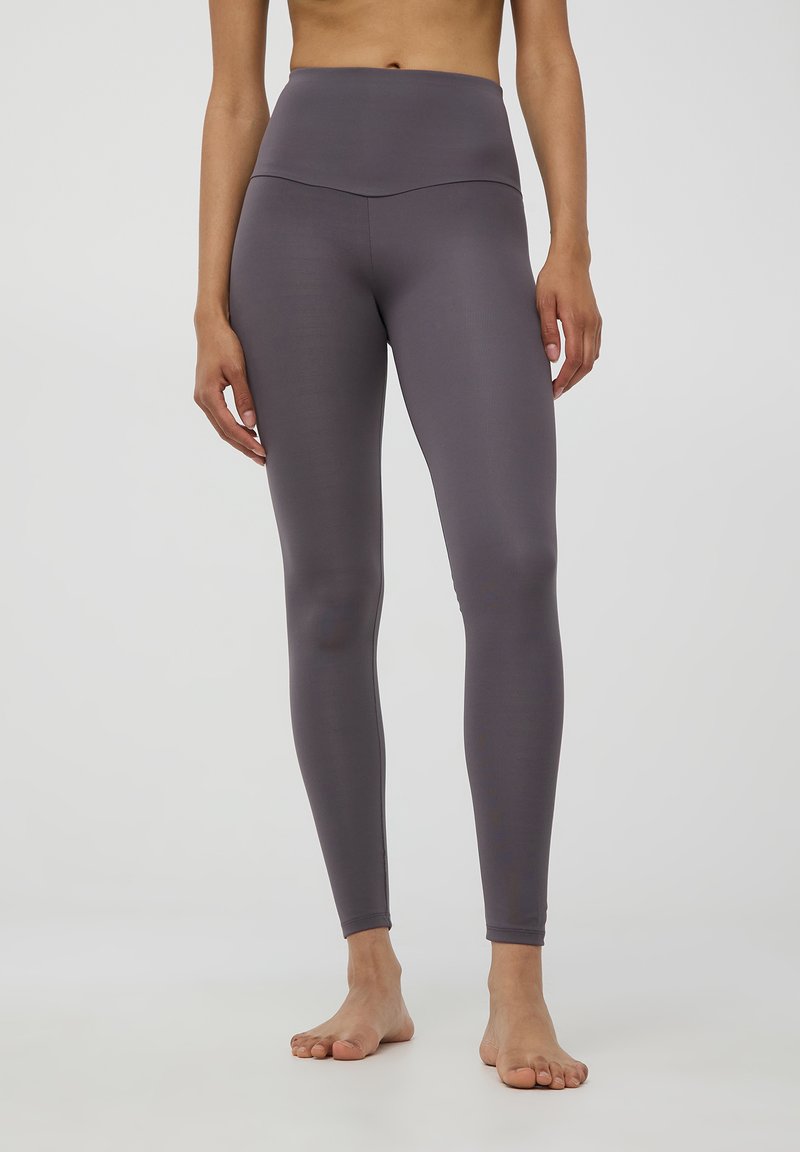 Terranova MODELLANTE A VITA ALTA - Leggings - piombo