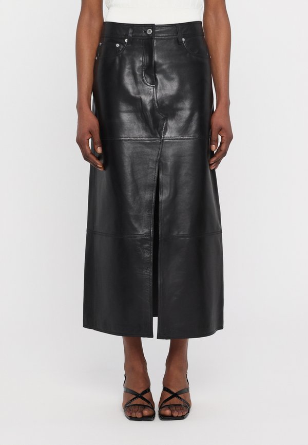 FRANCIE SKIRT - Leather skirt
