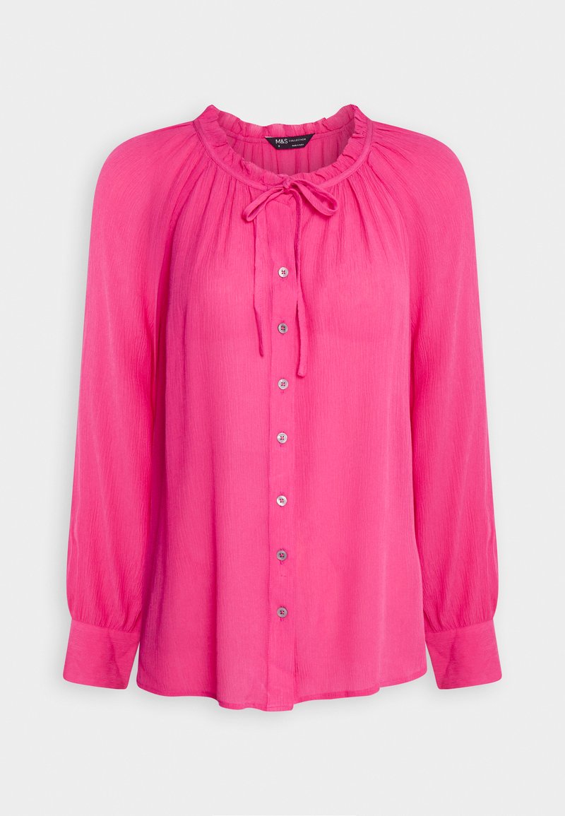 Marks & Spencer Overhemdblouse donkerroze Marks & Spencer Overhemdblouse donkerroze