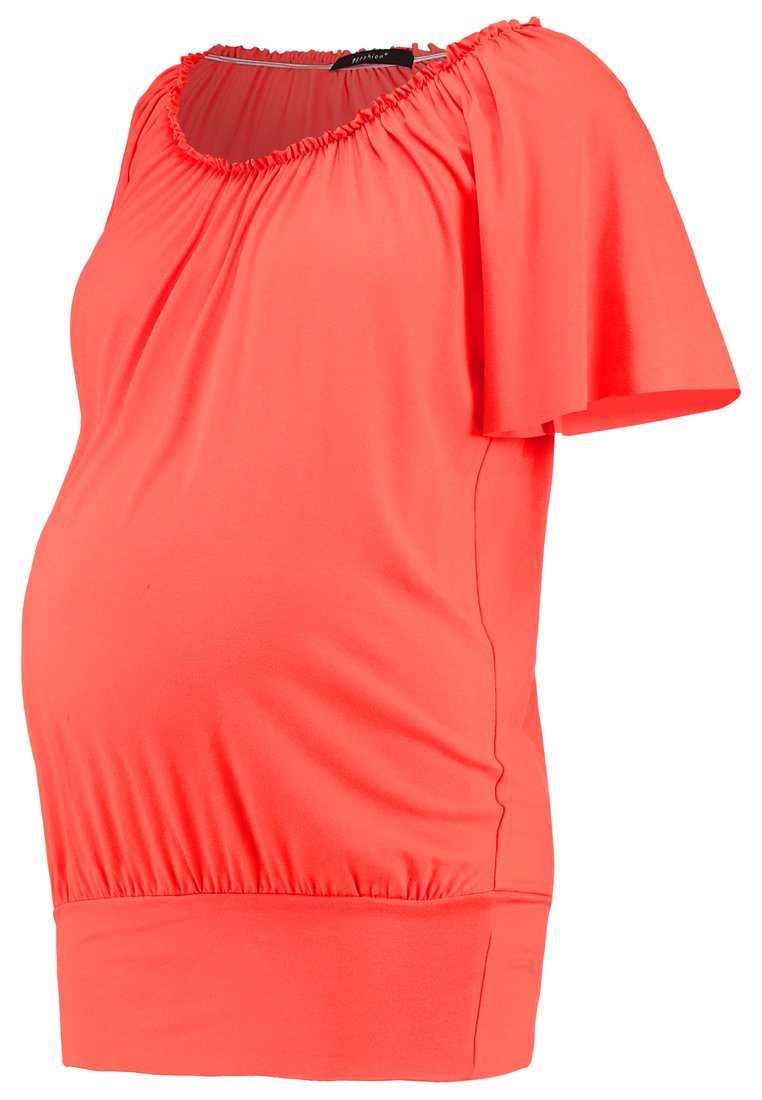 9Fashion T-shirt print koraalrood 9Fashion T-shirt print koraalrood