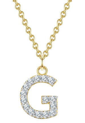 BUCHSTABE G - Halskette - gelbgoldfarben