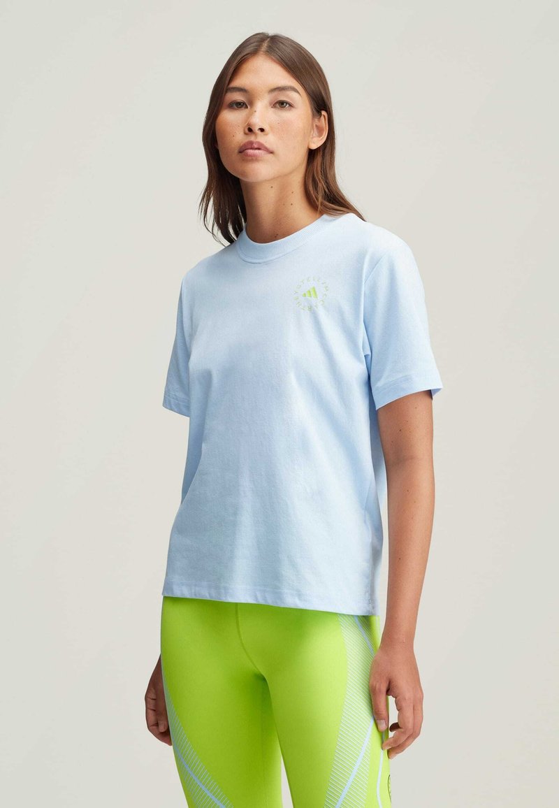 adidas by Stella McCartney REGL  - Jednoduché tričko - glow blue