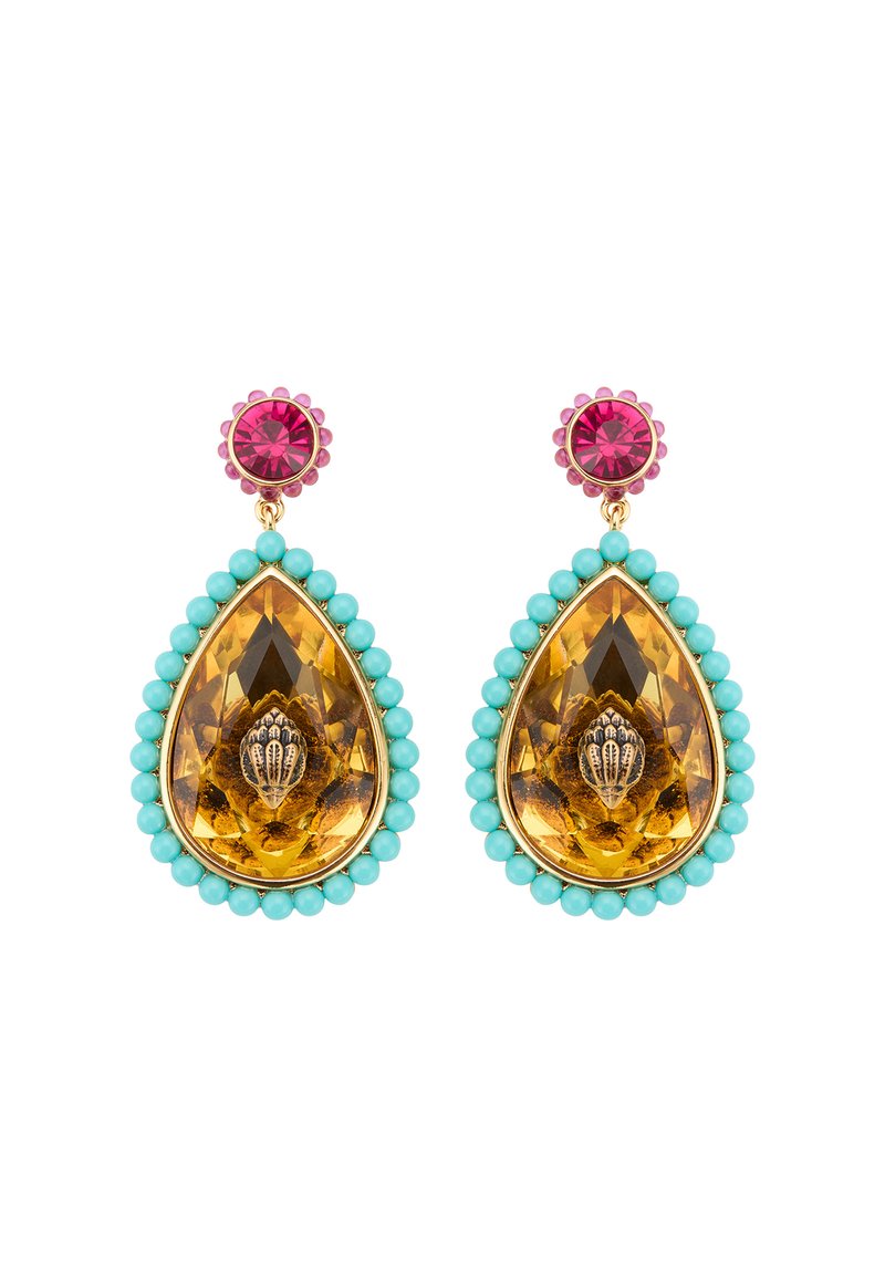 Kurt Geiger London - REGENCY LG DROP  - Earrings - orange, Enlarge