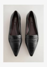 Non sélectionné, new black croc effect embossed