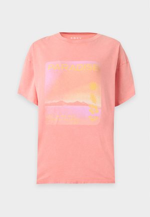 Roxy, OVERSIZE - Trükipildiga T-särk - camellia