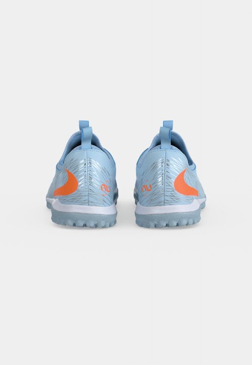 Nike PHANTOM 6 LOW ACADEMY TF UNITED UNISEX - Turf football boots - blue tint/total orange/chrome — foto 4