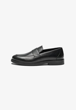 LEATHER - Slipper - black