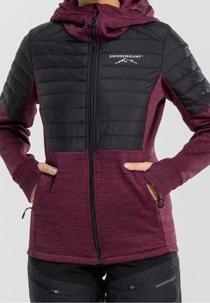 Outdoorová bunda - mottled dark purple