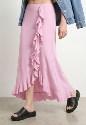 HYPEDROP, HDCAMILLE RUFFLE LONG - Maxinederdele - pink lady