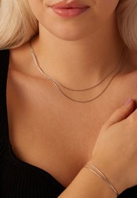 Lucardi - BASIC - Necklace - silver coloured Thumbnail Image 1
