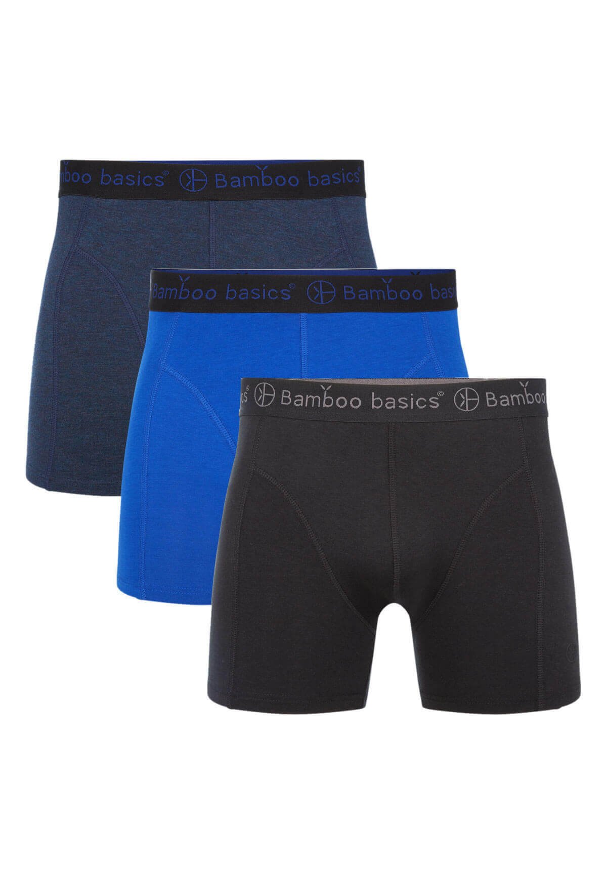 PACK - Pants - jeans melange navy black 