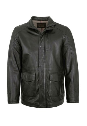Leather jacket - schwarz
