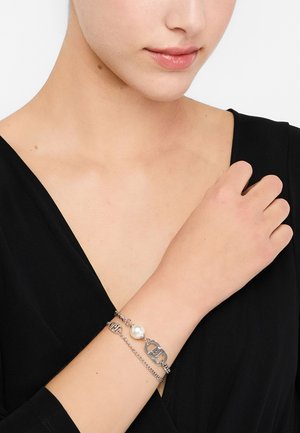 LIU JO MULTI-STRAND WITH PEARL - Armband - silver-coloured