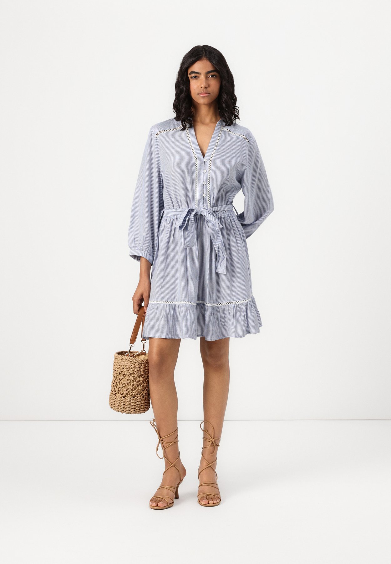ONLDARA LIFE V NECK BELT DRESS