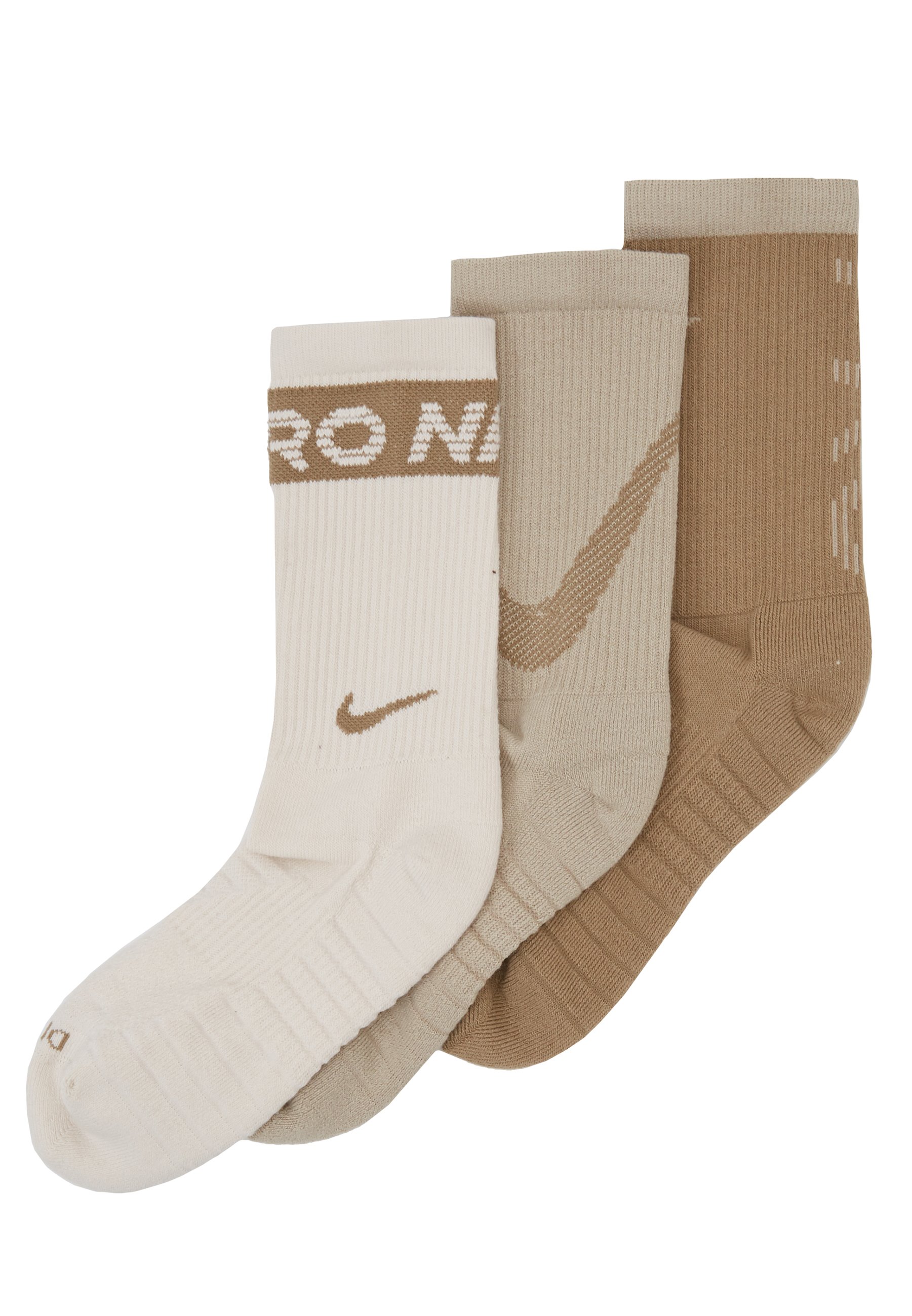 beige nike socks