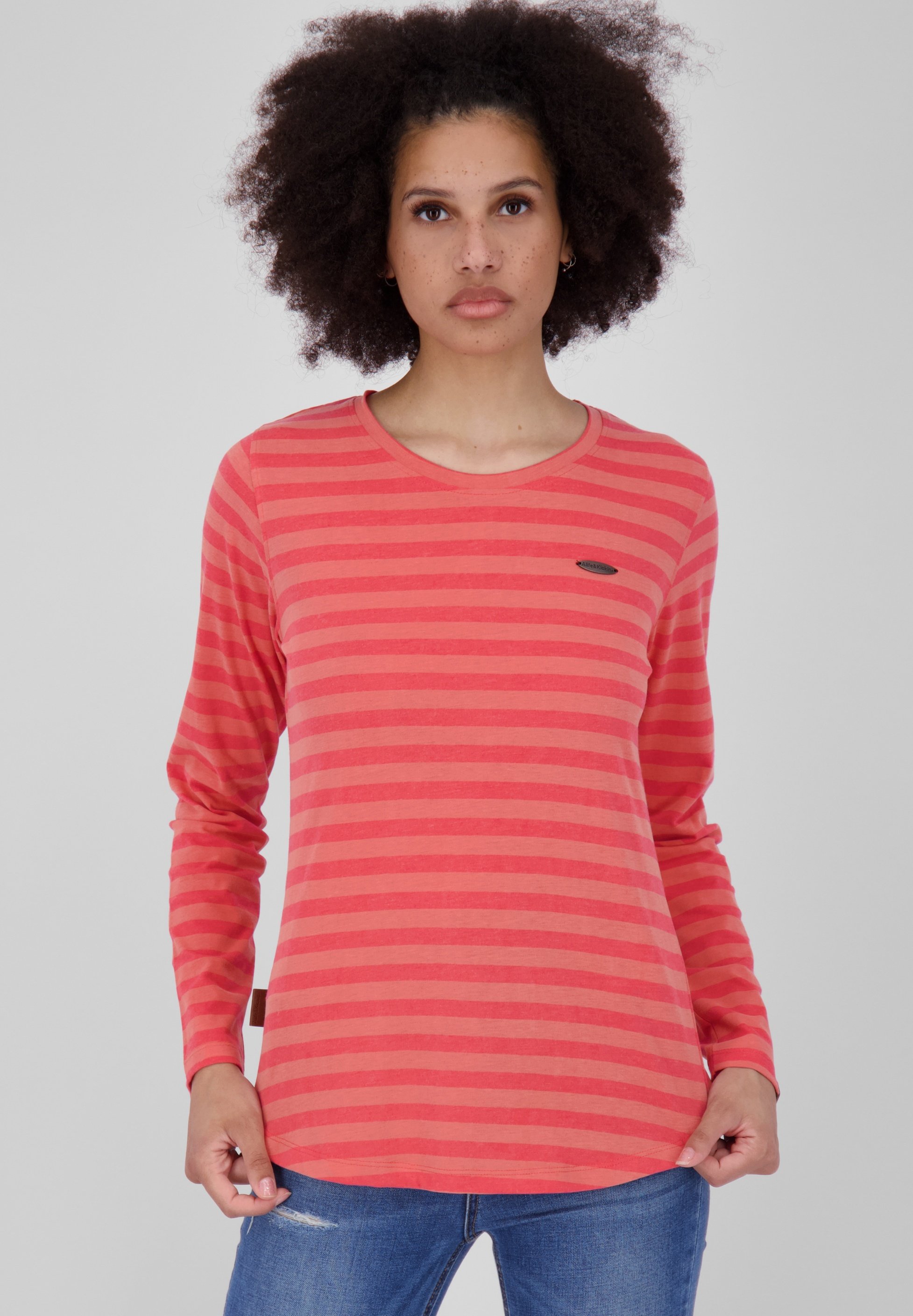ALIFE And Kickin LeaAK A Damen Longsleeve – Weiches Langarmshirt, Figurbetont, Perfekt Für Frühling & Herbst