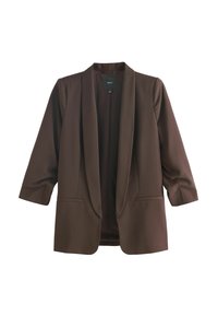 RUCHED SLEEVE TALL - Suknjič - chocolate brown