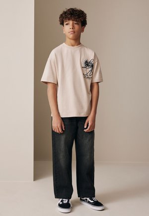 Next, REGULAR FIT - SHORT SLEEVE GRAPHIC T-SHIRT . - T-shirts print - stone palm back print