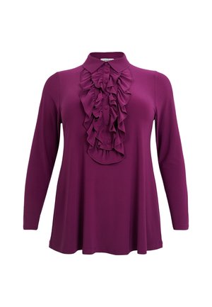 YOEK, YOEK DAMEN TUNIKA MIT LANGARM - Bluse - purple