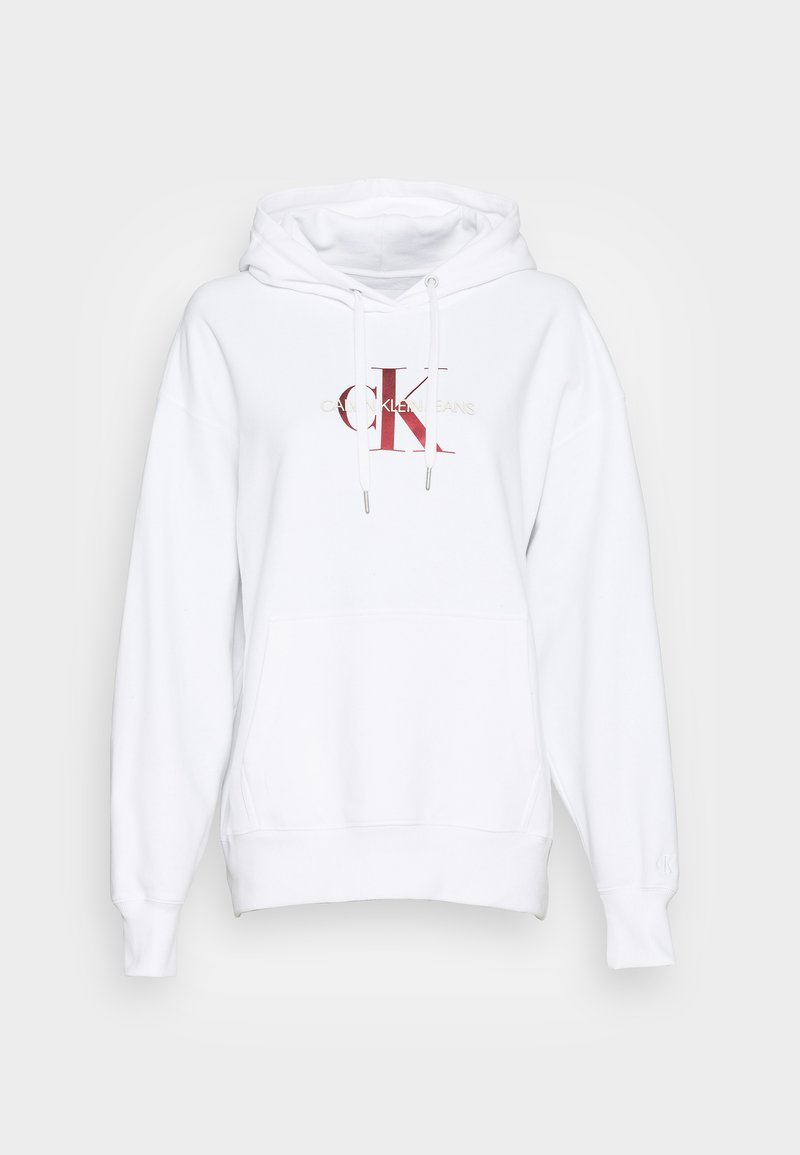 Damen Sweatshirts | Calvin Klein Jeans MID SCALE MONOGRAM HOODIE Sweatshirt bright white/weiß - DE37590 Damen Sweatshirts | Calvin Klein Jeans MID SCALE MONOGRAM HOODIE Sweatshirt bright white/weiß - DE37590