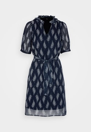 Vero Moda VMSARA V NECK SHORT DRESS  - Φόρεμα ημέρας - navy