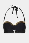 WIRE-BAND-TOP ELODIE LAS - Bikini augšdaļa - black-gold