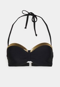 WIRE-BAND-TOP ELODIE LAS - Bikini top - black-gold