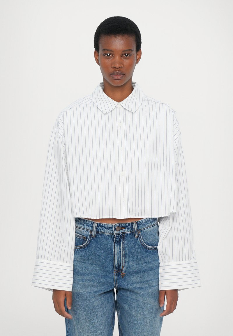 Ksubi - CROPPED ASTRA SHIRT - Skjortebluse - blu, Forstørre
