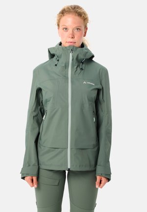Vaude VAUDE WOMEN'S CROZ ALPINE 3L SHORTS - Giacca hard shell - agave