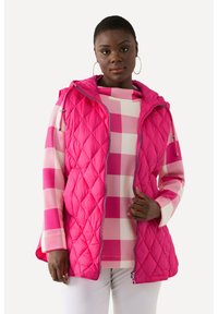 Ulla Popken QUILTED  - Väst - pink