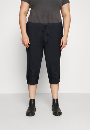 Kaffe Curve CAPRI PANTS - Kratke hlače - midnight marine