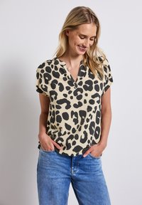 Street One - MIT LEO-MUSTER - Blouse - beige Miniatuurafbeelding 1