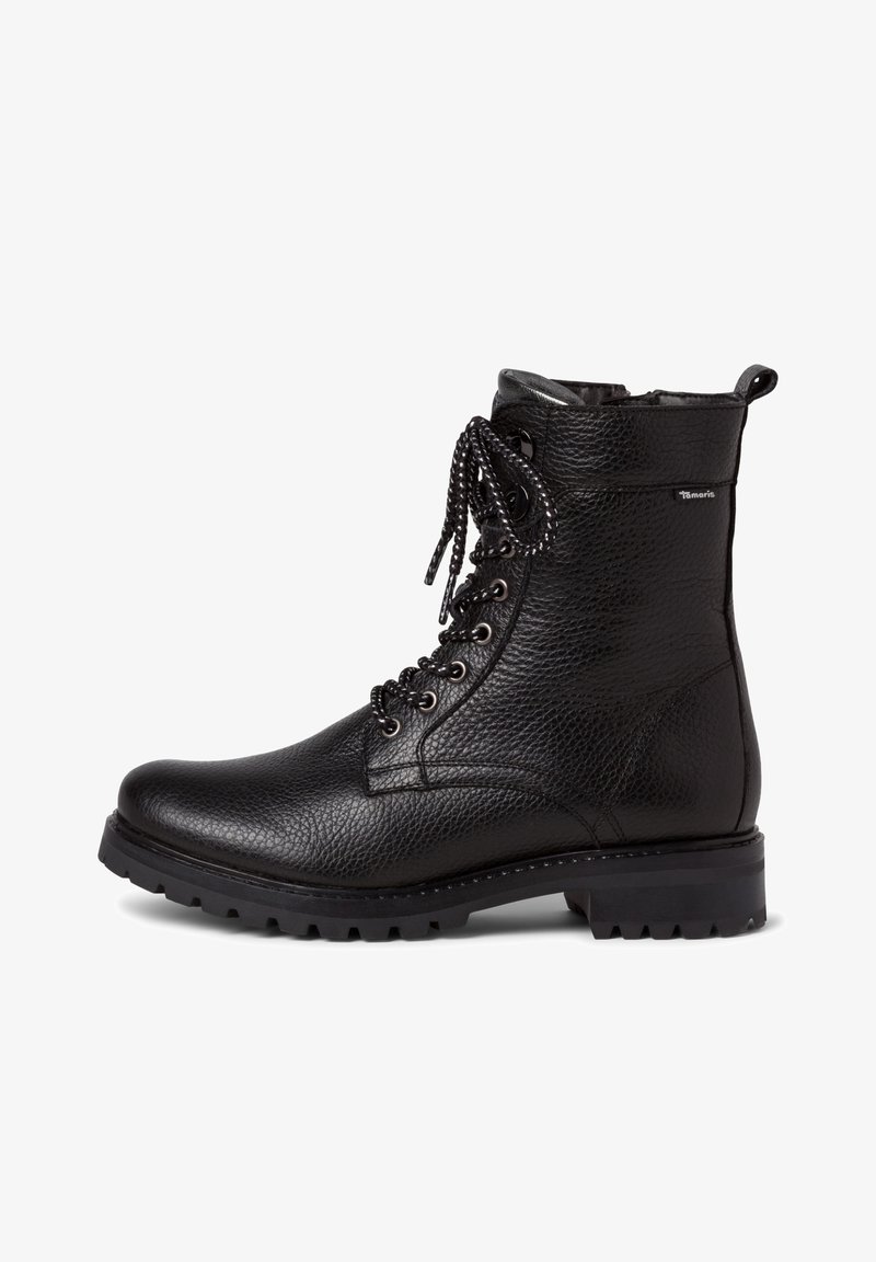 Tamaris Stivaletti stringati - black