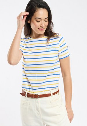 UN VIOLON SUR LE SABLE LÉGER - T-shirt imprimé - blanc cytise tuffo