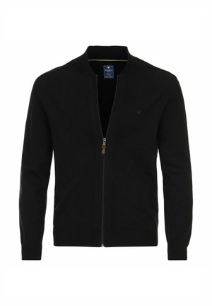 REGULAR FIT  - Strickjacke - schwarz
