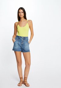 Morgan TANK WITH EMBELLISHED - Top - yellow