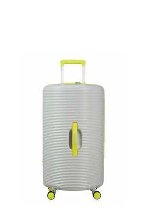 Valise à roulettes - light grey/lime