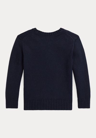 Polo Ralph Lauren POLO BEAR CREWNECK SWEATER - Strikkegenser - navy bts bear