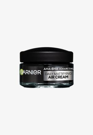 Garnier AIR CREAM AHA+BHA CON CARBONE - CREMA OPACIZZANTE LEGGERA - Crema da giorno - trasparente