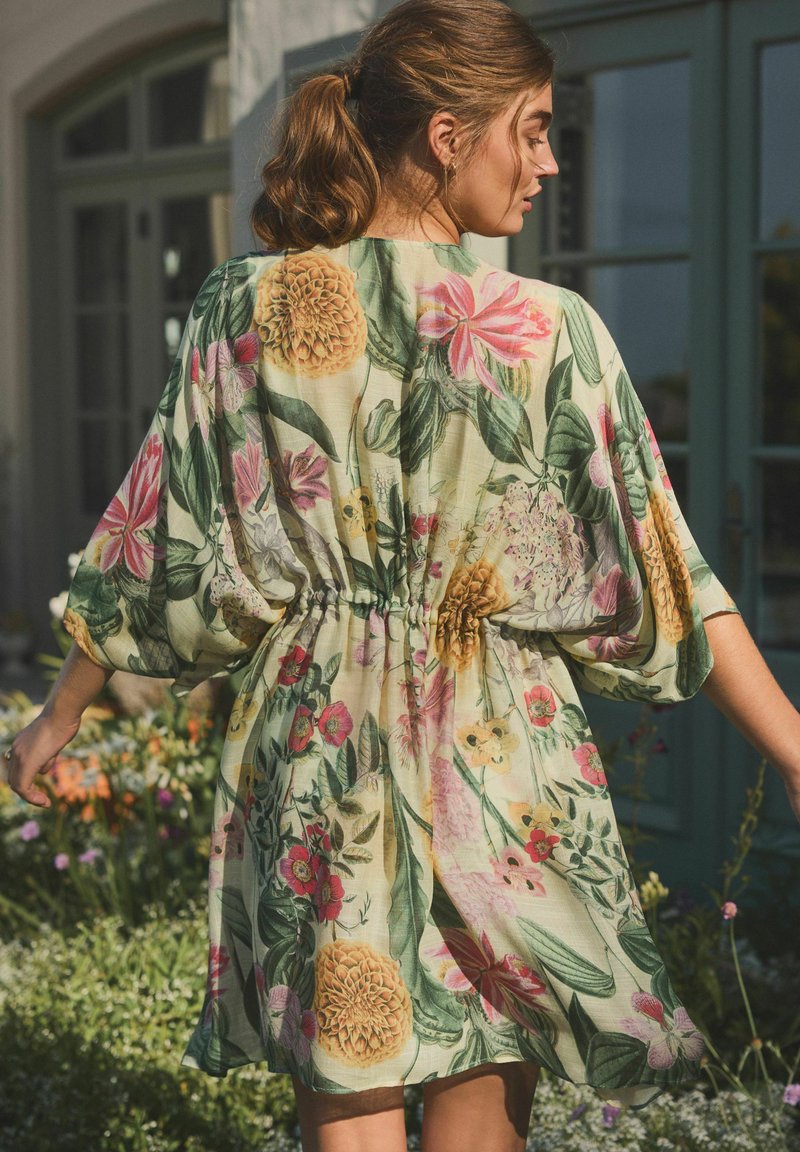 Next - KEW COLLECTION TIE WAIST - Jachetă de vară - floral, Extindeți