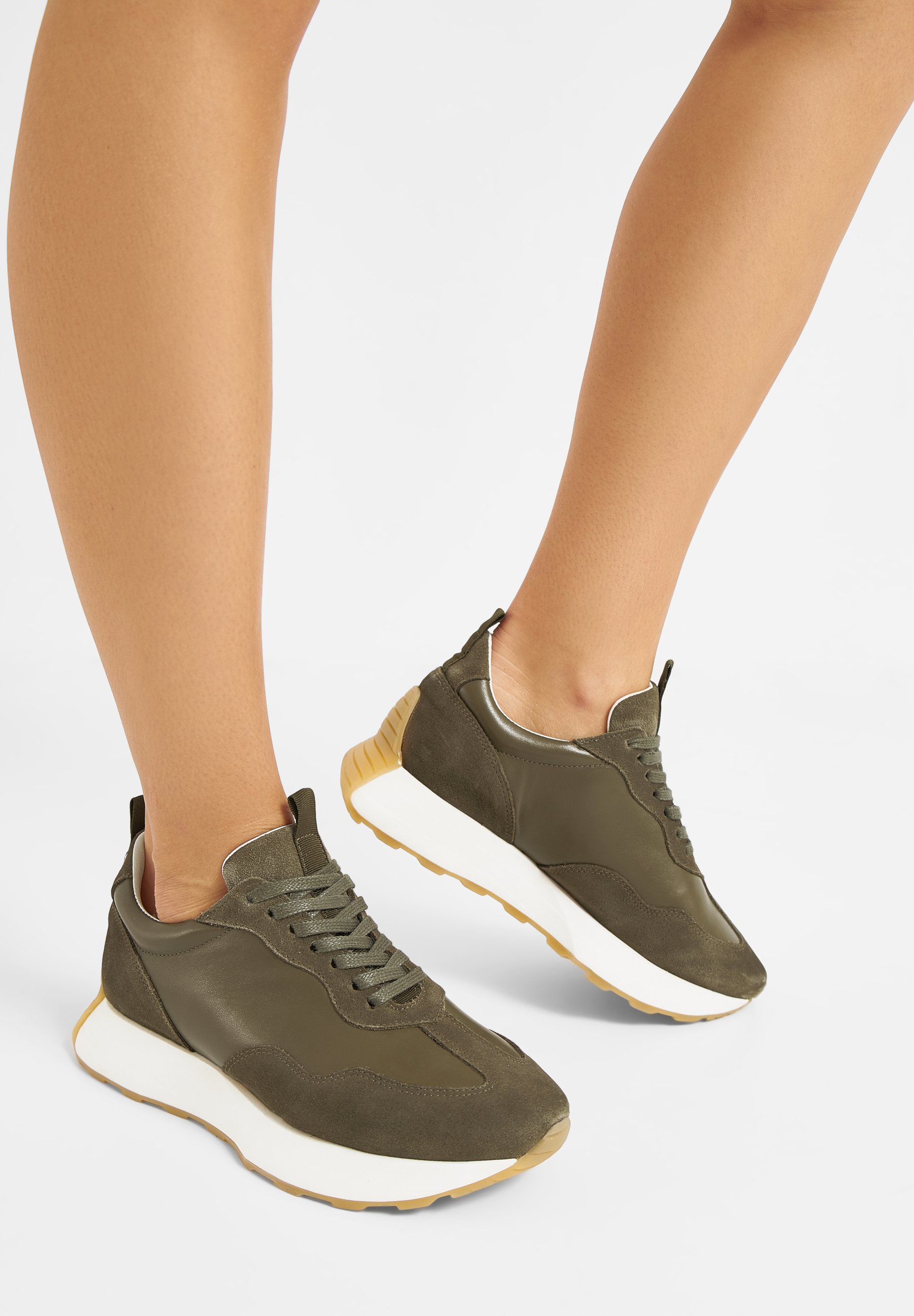 LAST STUDIO Sneakers laag - olive/olijfgroen - Zalando.nl