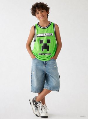 Terranova, Shorts di jeans - blu denim medio