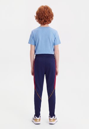 Nike Performance FC BARCELONA FCB STRIKE PANT ZIP UNISEX - Pantalon de survêtement - blackened blue/noble red/mineral yellow