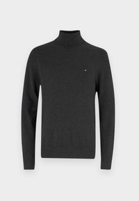 PIMA ROLL NECK - Pulover - anthrazit
