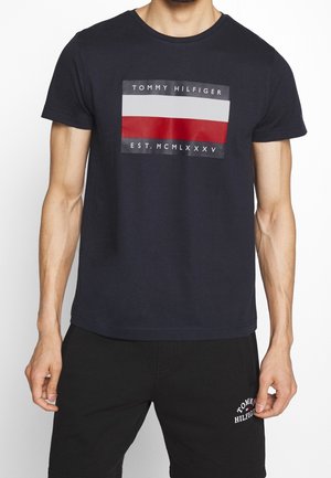 T-shirt med print - dark blue