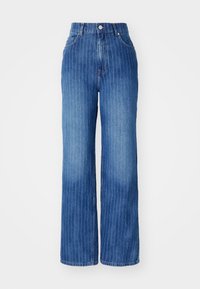 PANTS LASER - Široke nogavice - bleu jean