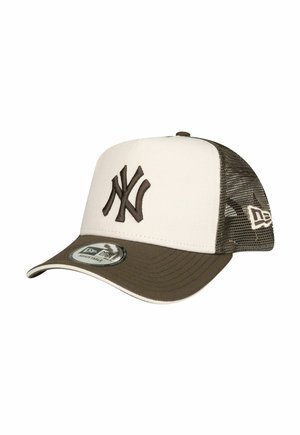 New Era AFRAME SNPBACK TRUCKER YORK YANKEES  - Casquette - beige brown